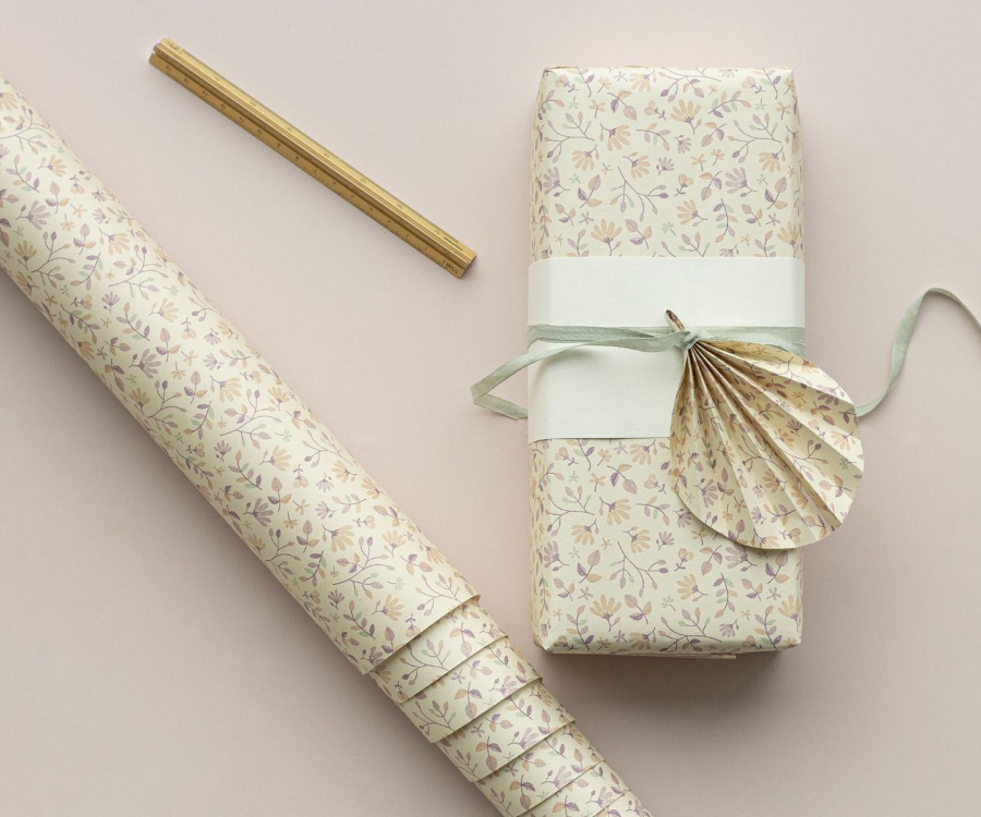 Geschenkpapier, Merle meliert - 10 m