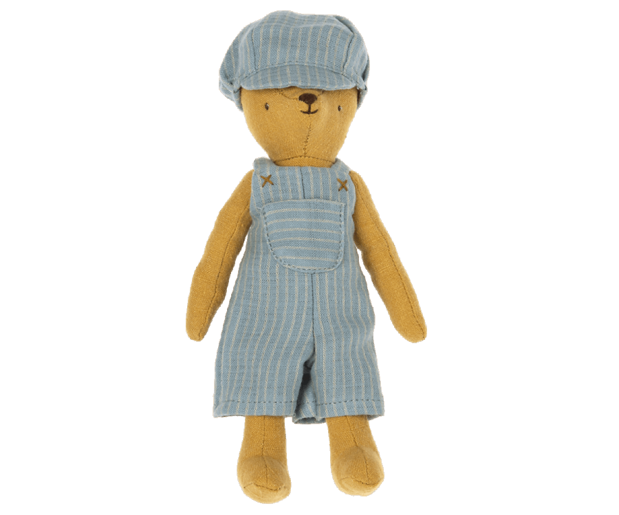 Overall und Mütze für Teddy Junior