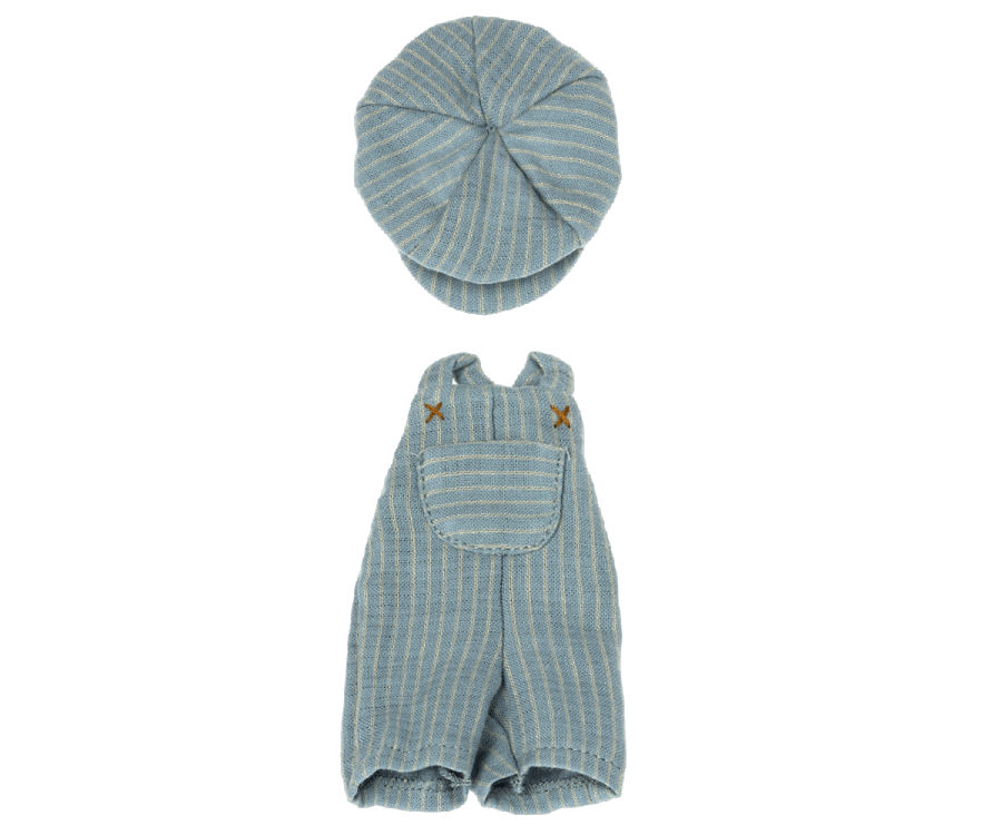 Overall und Mütze für Teddy Junior