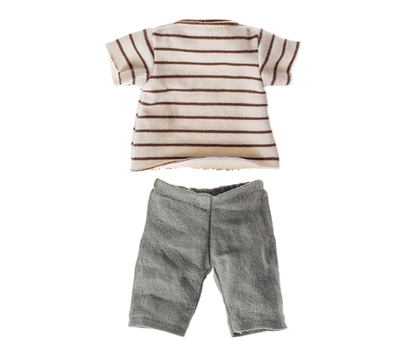 Gestreifte Bluse und Hose, Größe 2