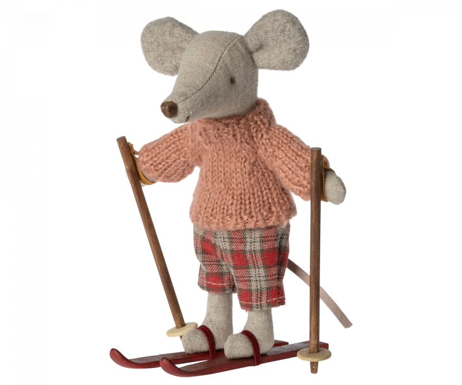Wintermaus mit Ski, Große Schwester