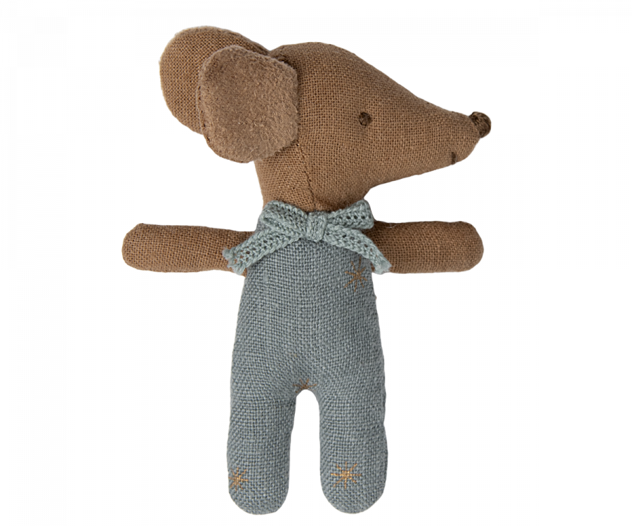 Sleepy wakey baby maus in Streichholzschachtel - Blau