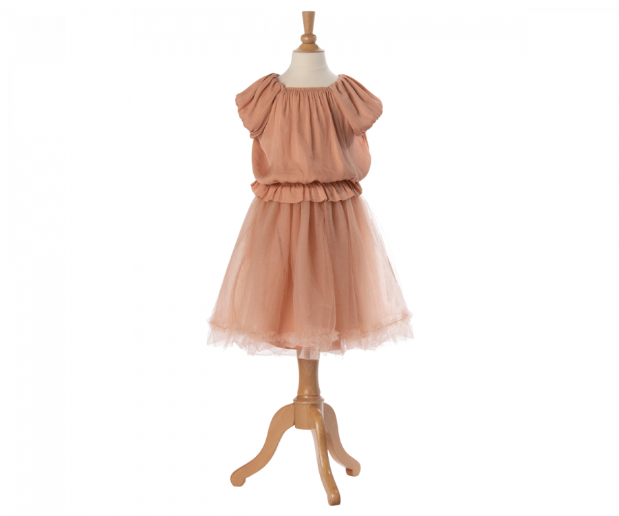 Prinzessin Bluse, 2-3 Jahre - Melone