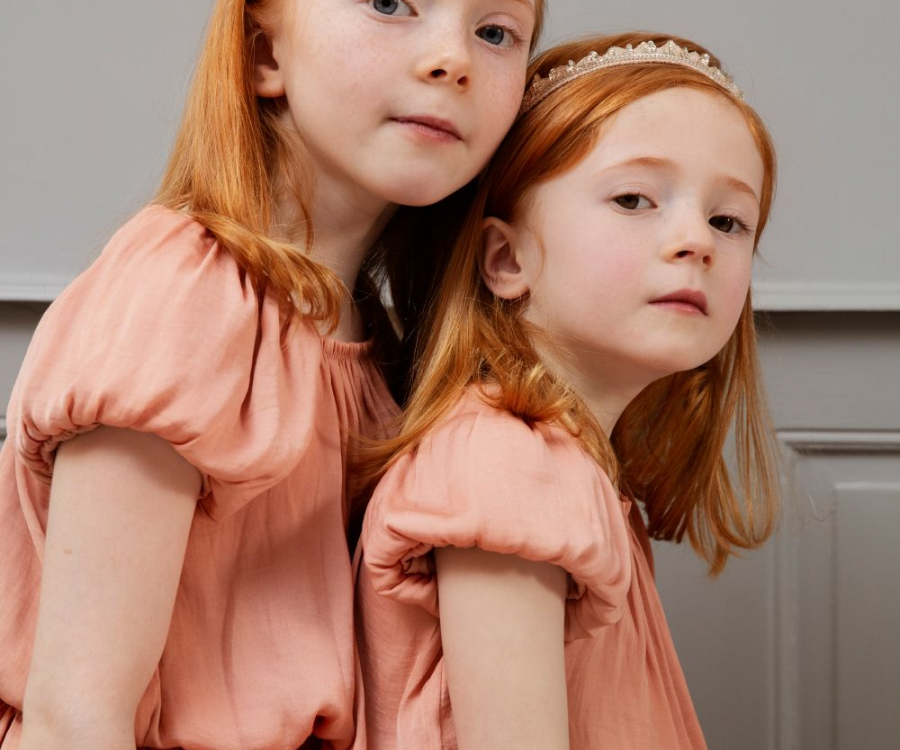 Prinzessin Bluse, 6-8 Jahre - Melone