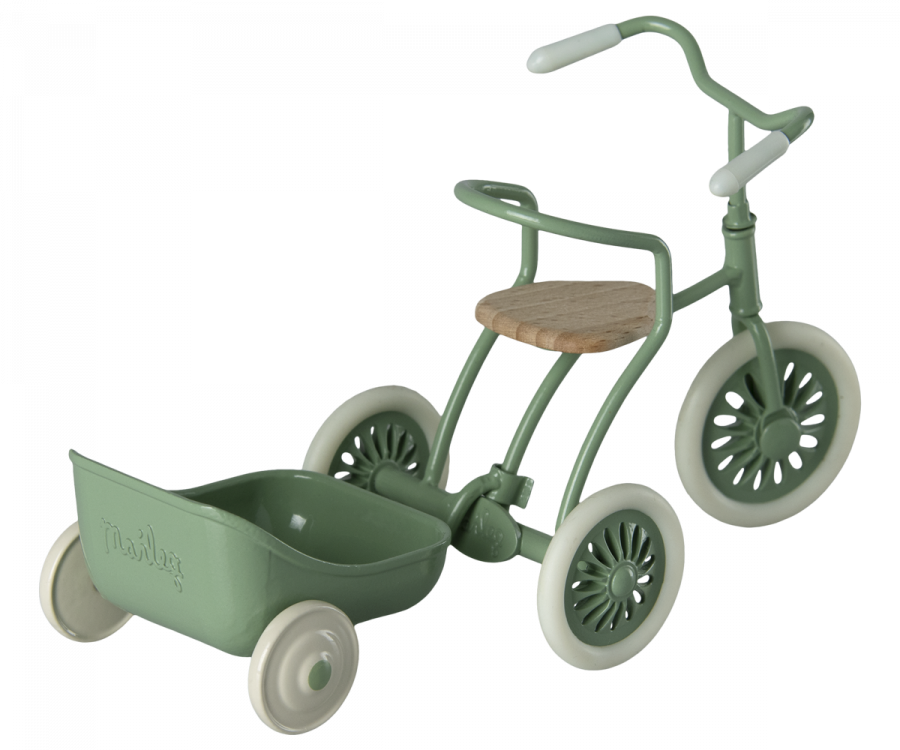 Vogn til cykel, Mus, Grøn