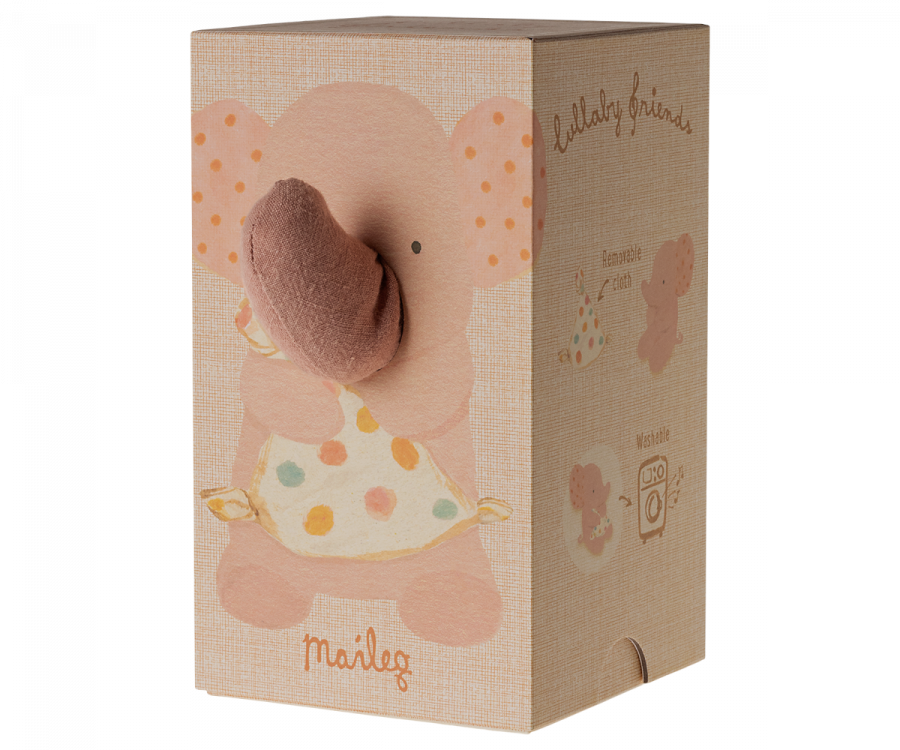 Lullaby friends, Elefant - Gammel rosa