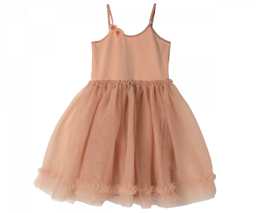 Prinsesse tyl kjole, 2-3 år - Melon