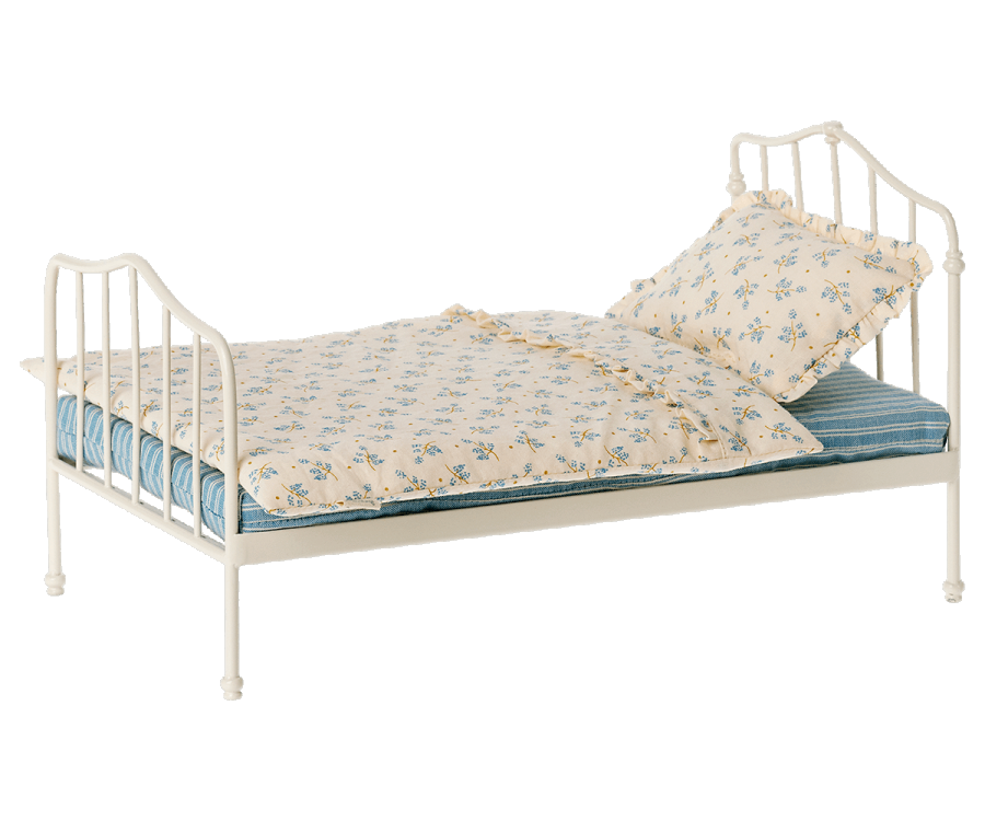 Cama en miniatura, Mini - Azul