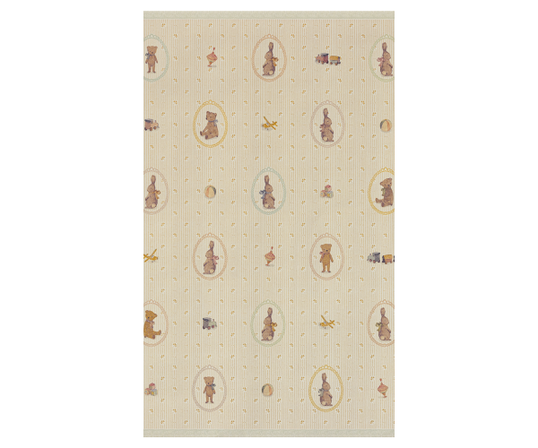 Papel de regalo, conejitos y peluches - 10 m