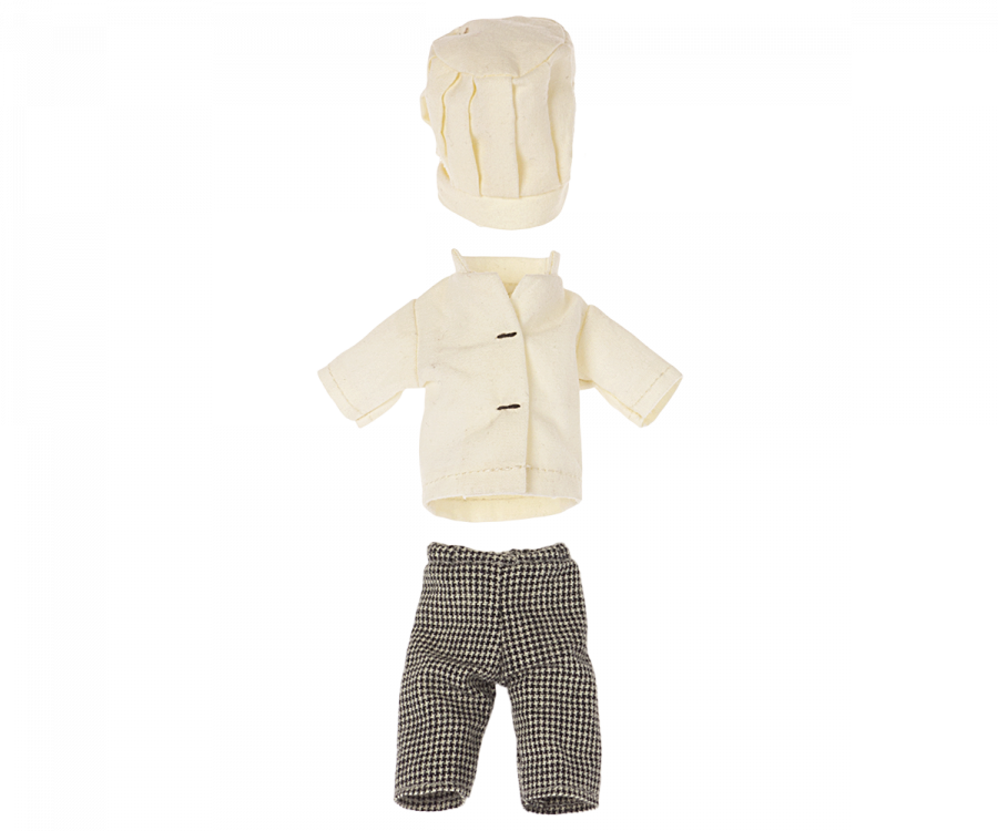Ropa de cocinero para ratón