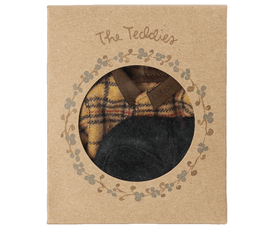 Chaqueta y sombrero de leñador para papá Teddy