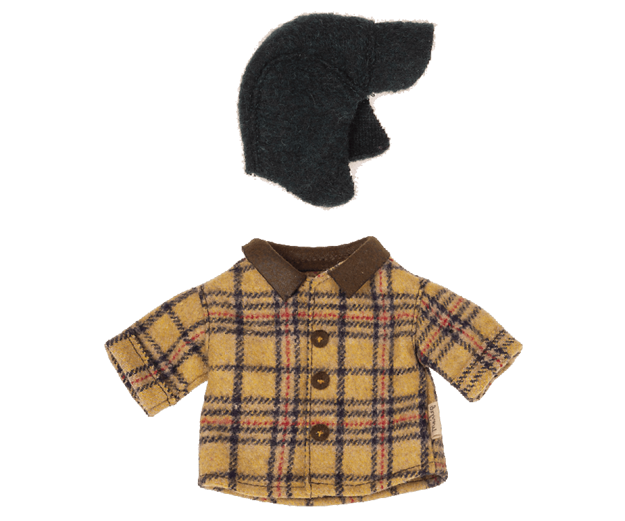 Chaqueta y sombrero de leñador para papá Teddy