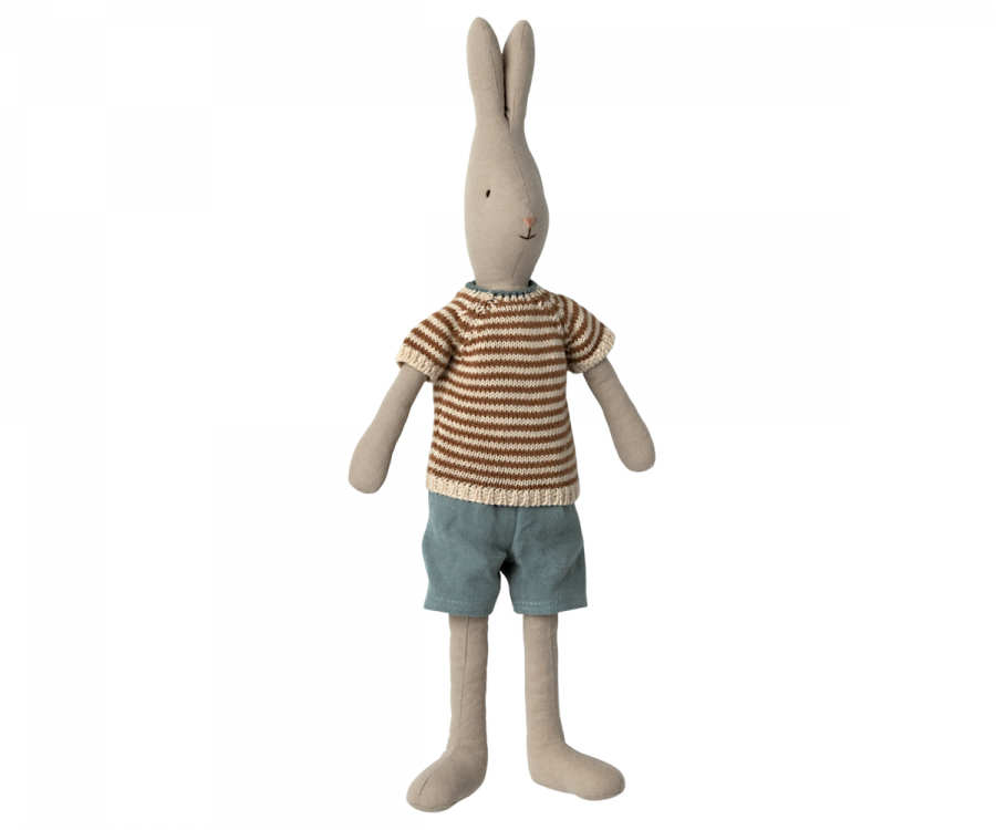 Conejo talla 3, Clásico - Camisa y pantalones cortos de puntos