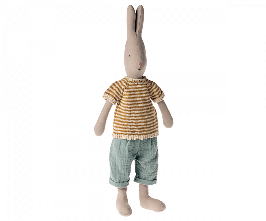 Conejo talla 3 - Camisa y pantalones de puntos