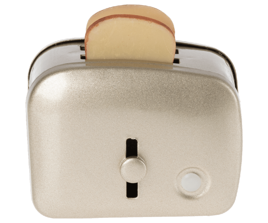 Toaster Miniature pain inclus - Argenté