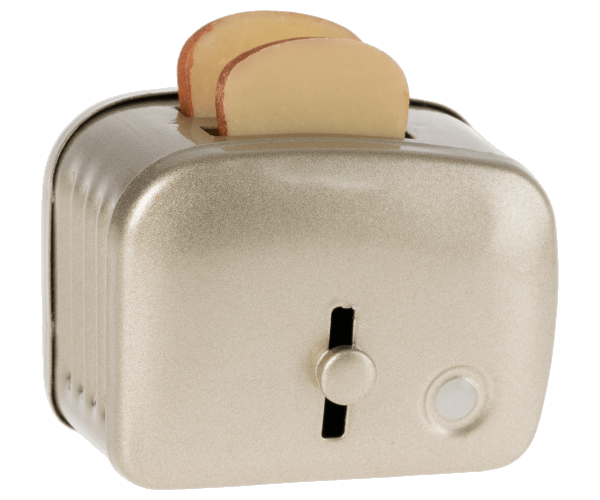 Toaster Miniature pain inclus - Argenté