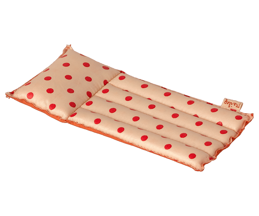 Matelas de plage, Souris - Pois rouges