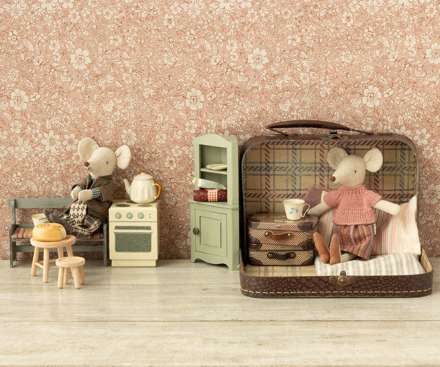 Armoire d'angle, Souris - Vert clair