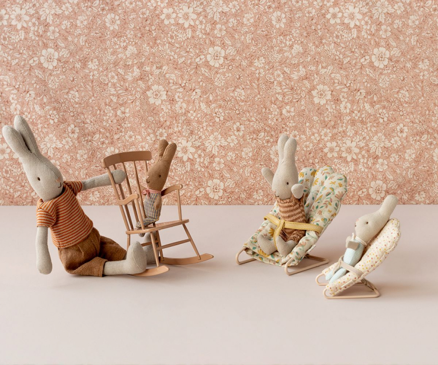 Lapin, Micro - Marron/Noir poudré