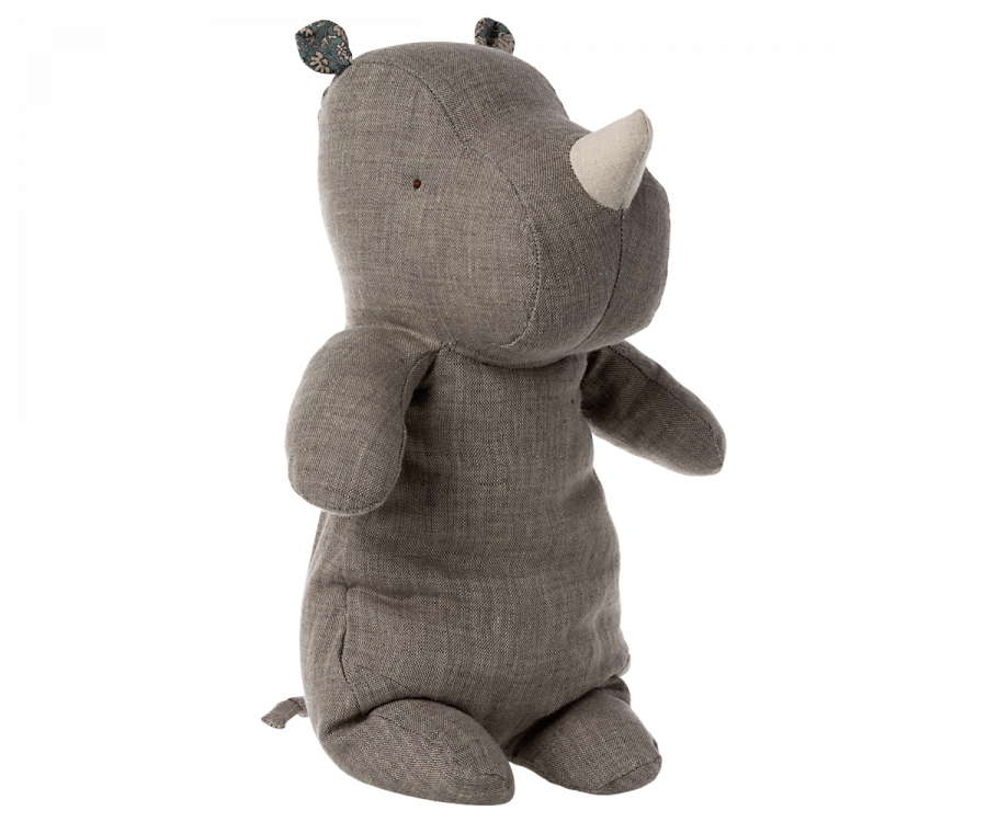 Safari friends, Rhino, Medium - Gris foncé