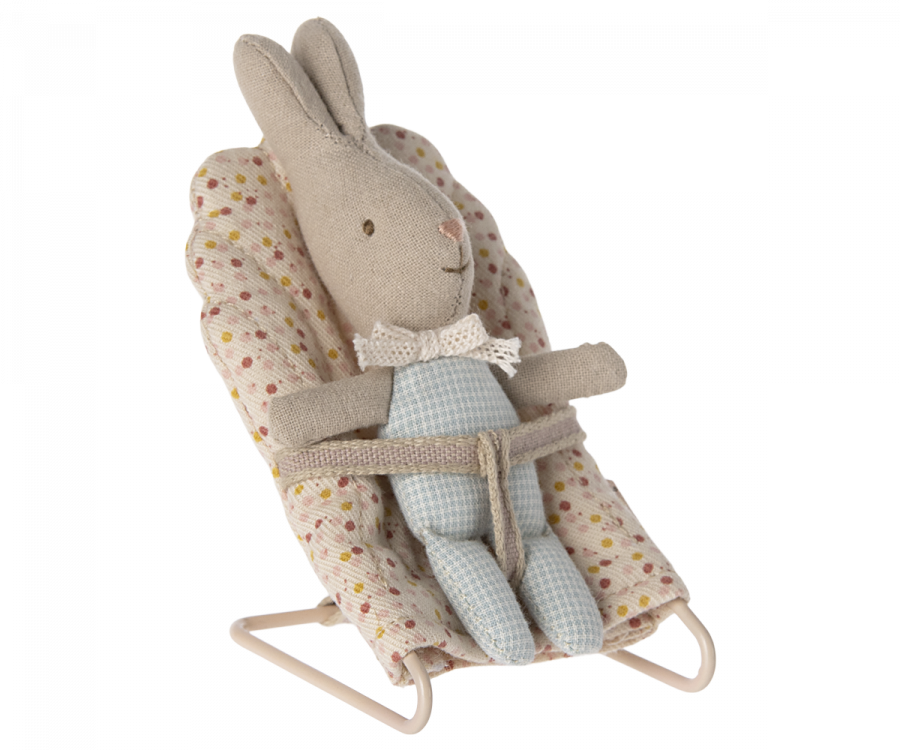 Lapin, My - Bleu clair à carreaux