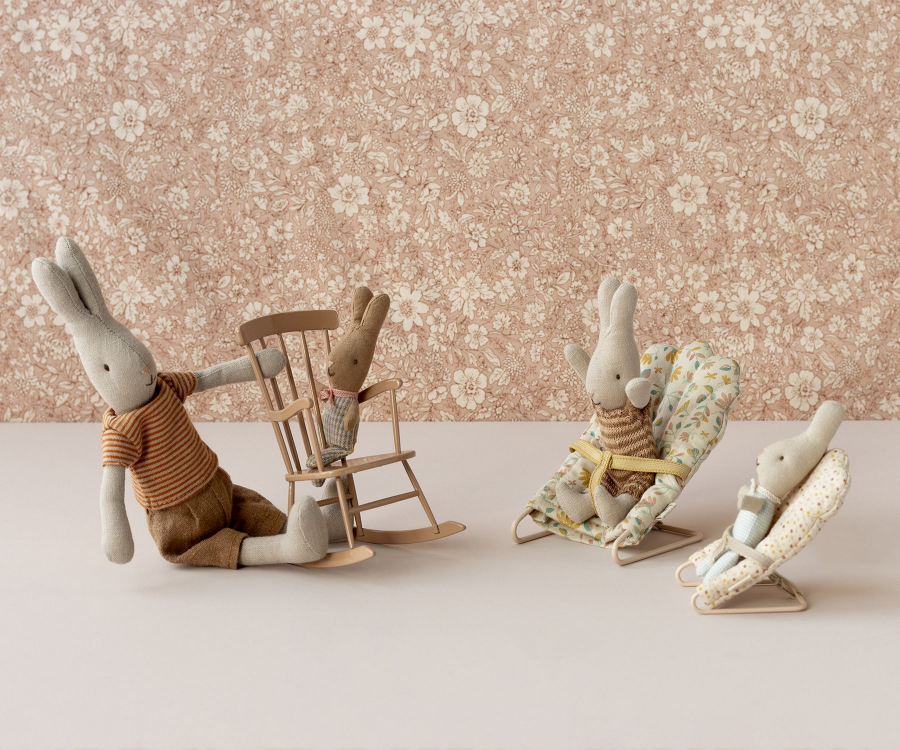 Lapin, My - Bleu clair à carreaux