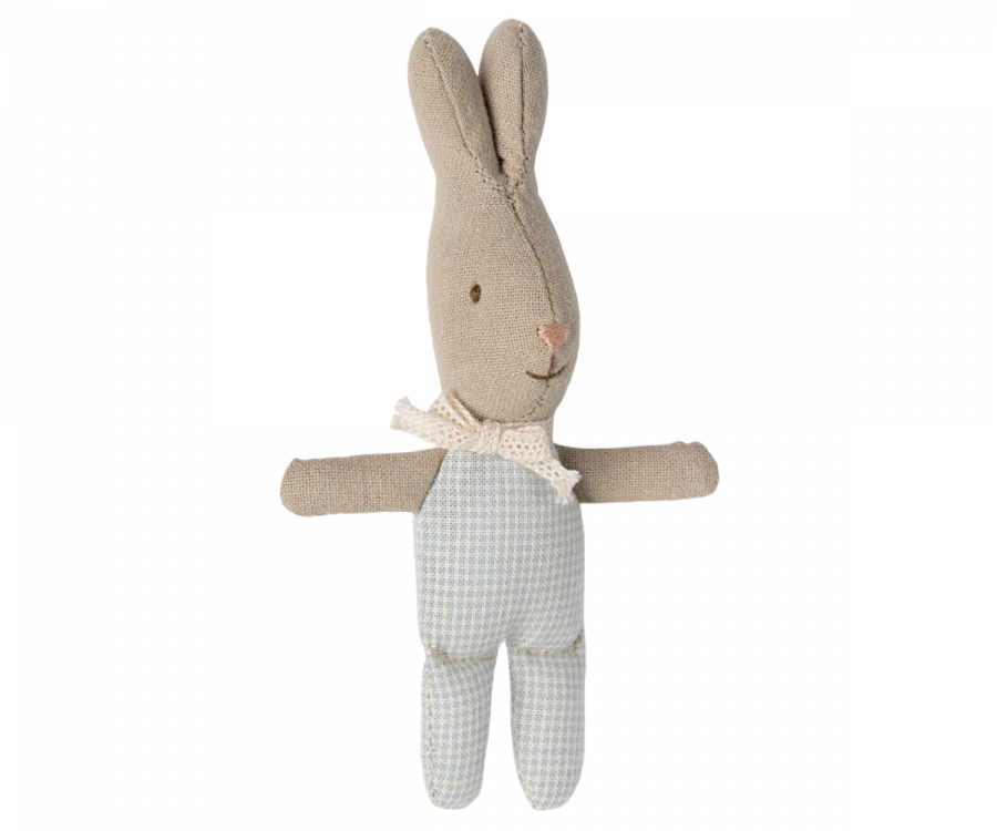 Lapin, My - Bleu clair à carreaux