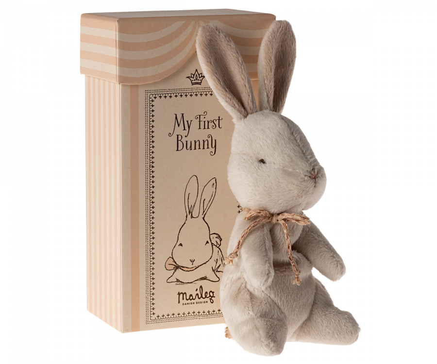 Mon premier lapin bunny - Blanc cassé