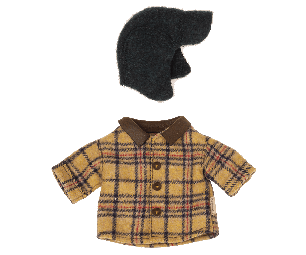 Giacca e cappello da boscaiolo, Papà orsacchiotto