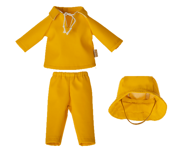 Cappotto da pioggia con cappello, Orsacchiotto papà