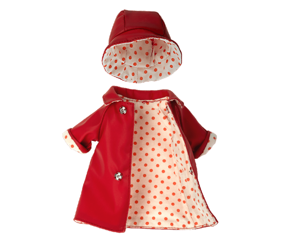 Cappotto da pioggia con cappello, Orsacchiotto mamma