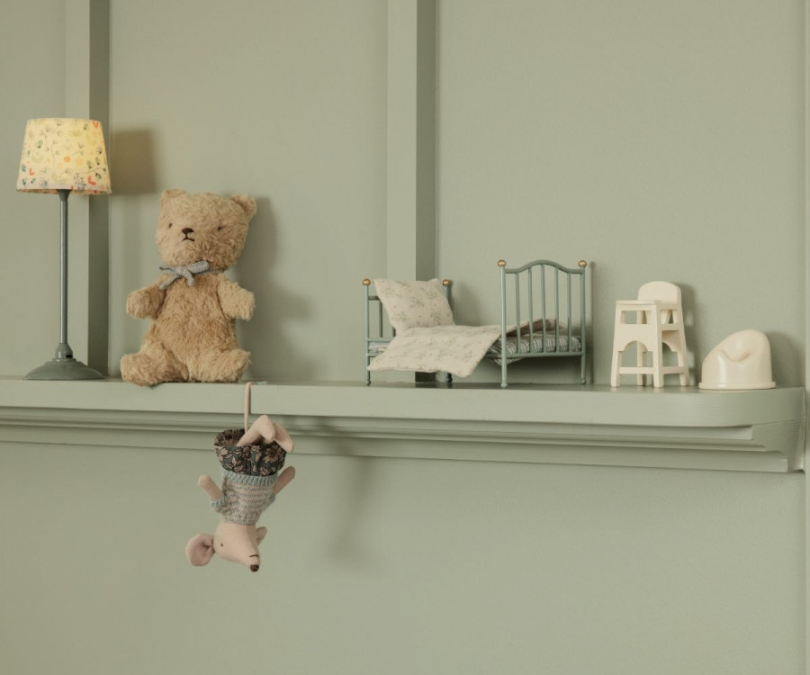 Vintage bed, Mouse - Mint