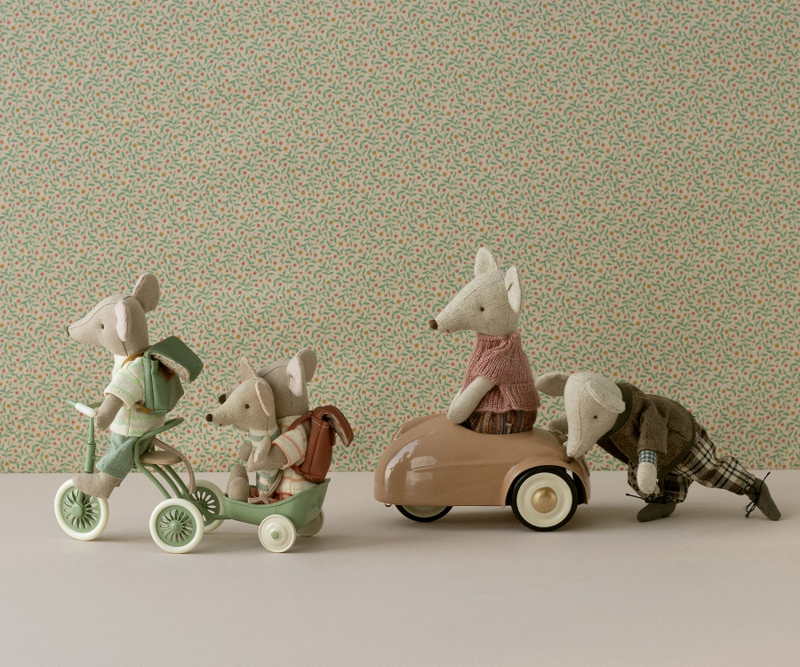 Tricycle hanger, Mouse - Green