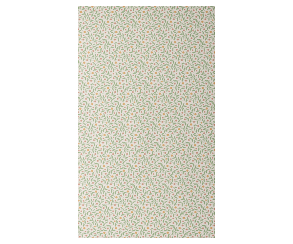 Gift wrap, 10 m - Berry branches - Green