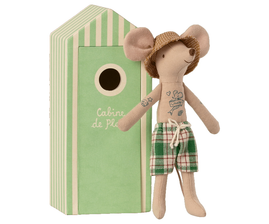 MAILEG BEACH MOUSE DAD IN CABIN MAILEG BEACH MOUSE DAD IN CABIN