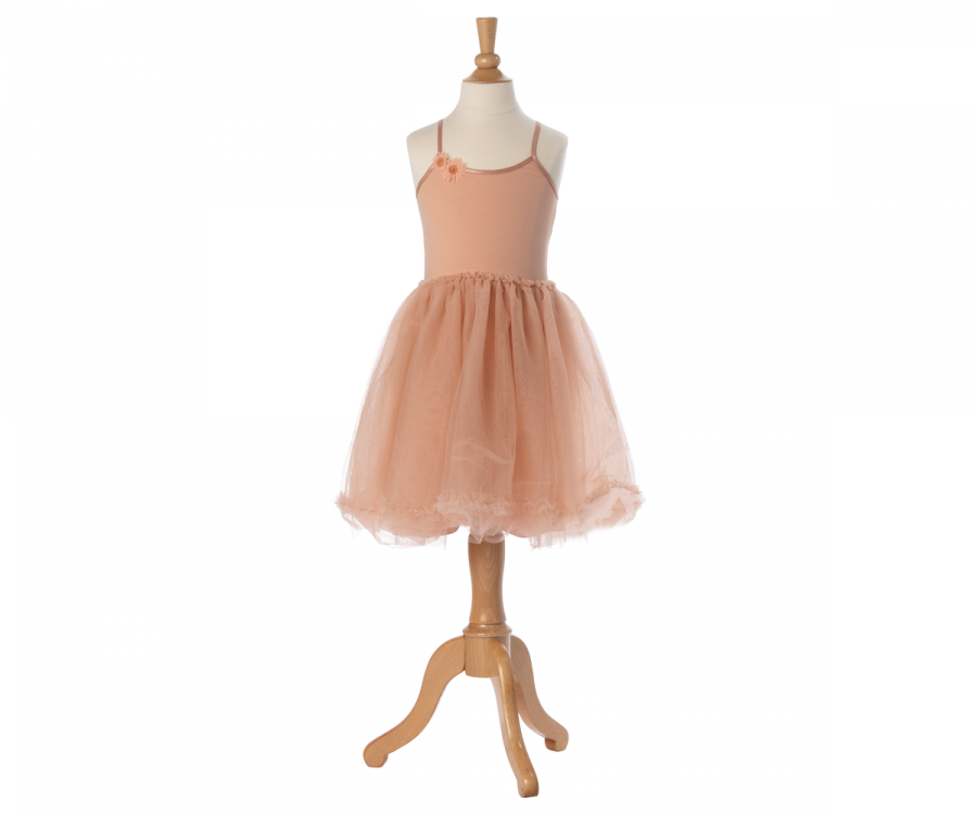 Princess tulle dress, 2-3 years - Melon