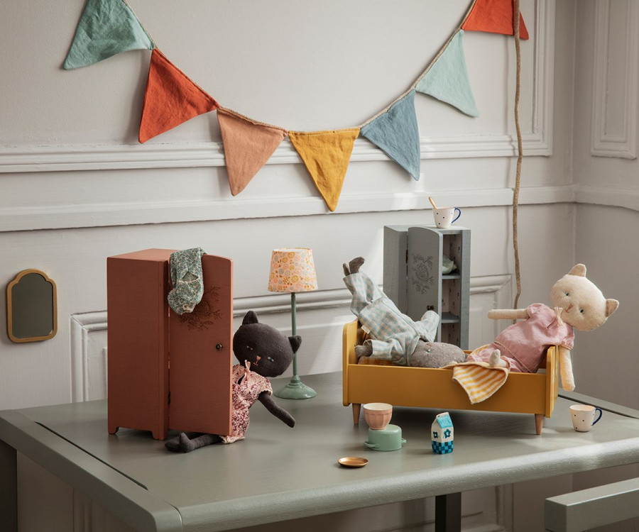 Closet, Miniature - Grey/mint