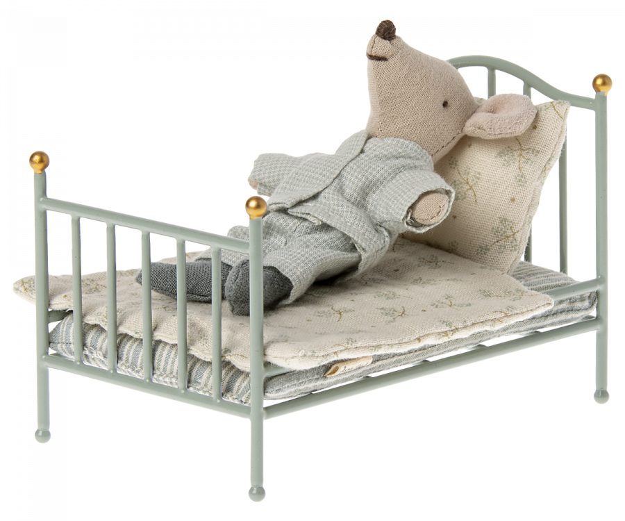 Vintage bed, Mouse - Mint