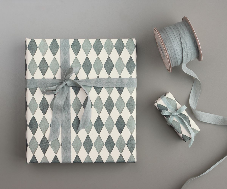 Giftwrap, Harlequin blue - 10 m