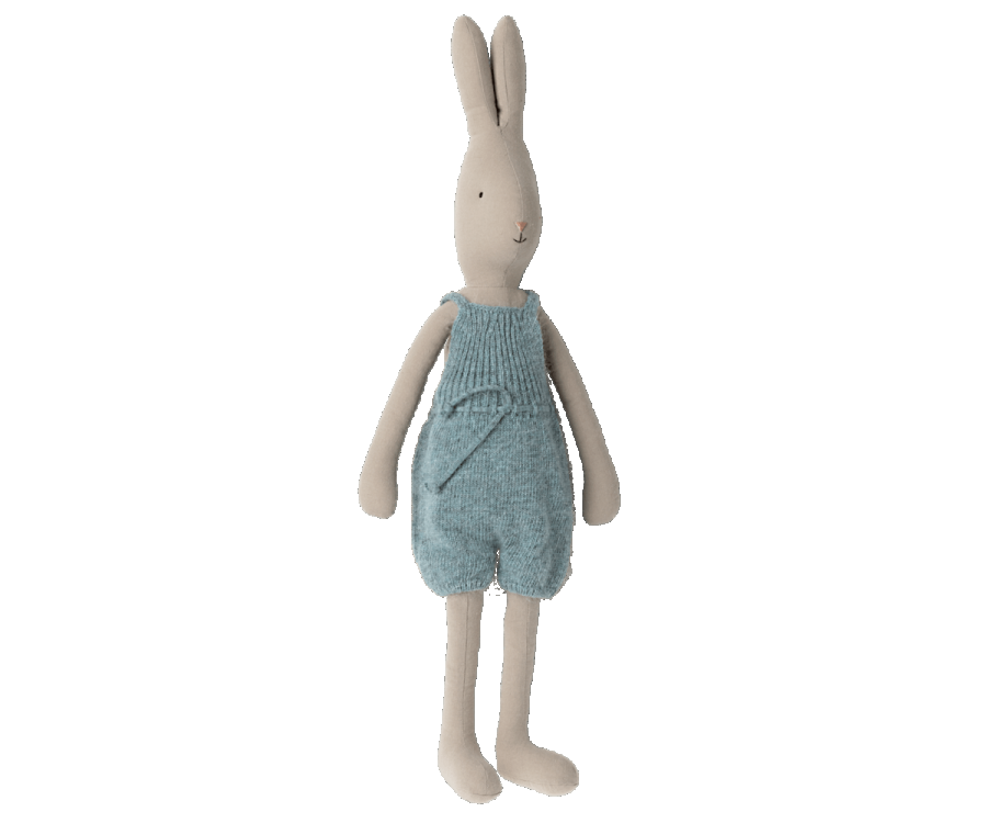 Rabbit, Size 4 - Knitted overalls