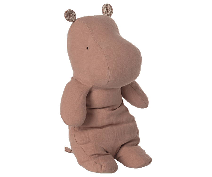 Safari friends, Hippo, Medium - Old rose