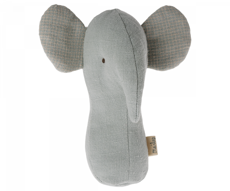 Lullaby friends, Elephant rattle - Light dusty blue