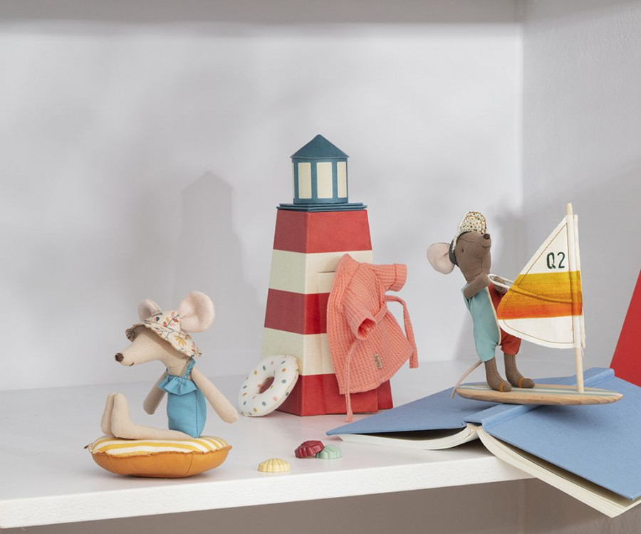 Bathrobe, Mum mouse - Coral