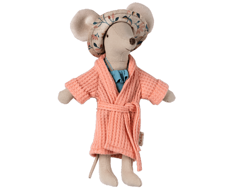 Bathrobe, Mum mouse - Coral