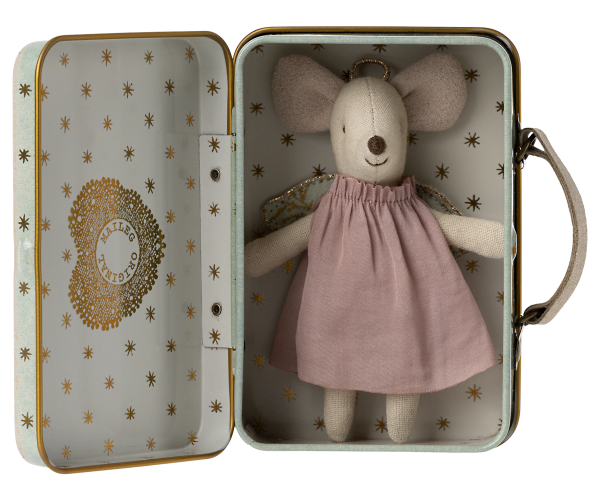 Angel mouse in suitcase, Little sister
