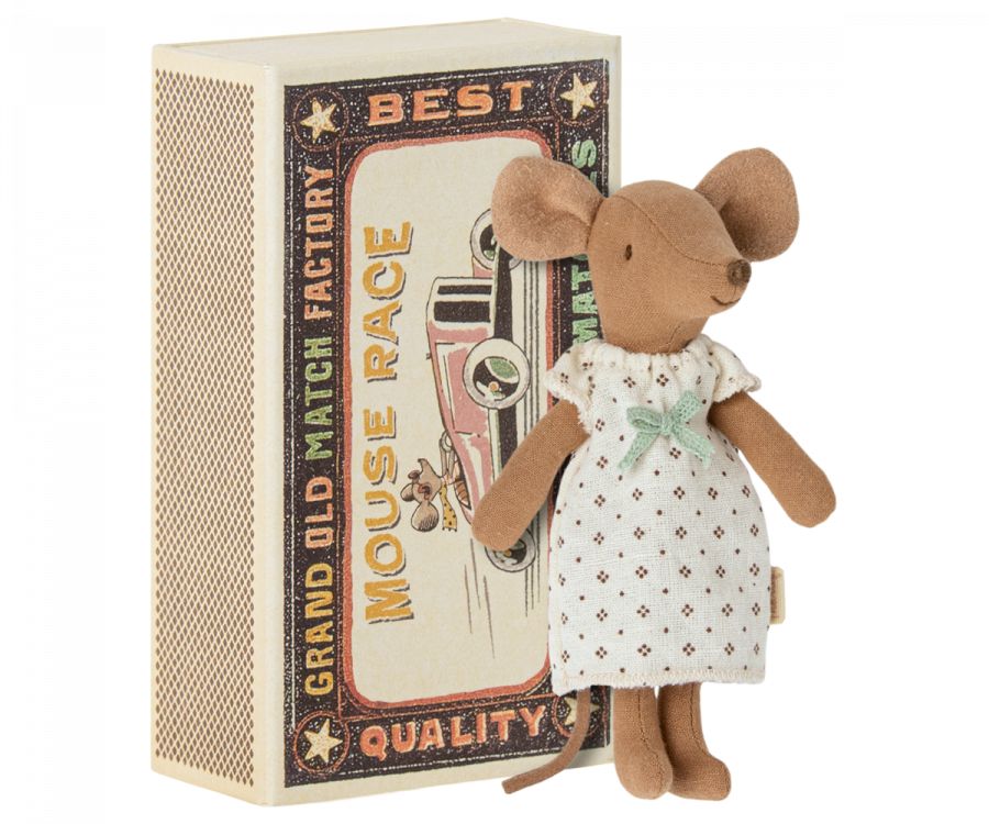 Big sister mouse in matchbox