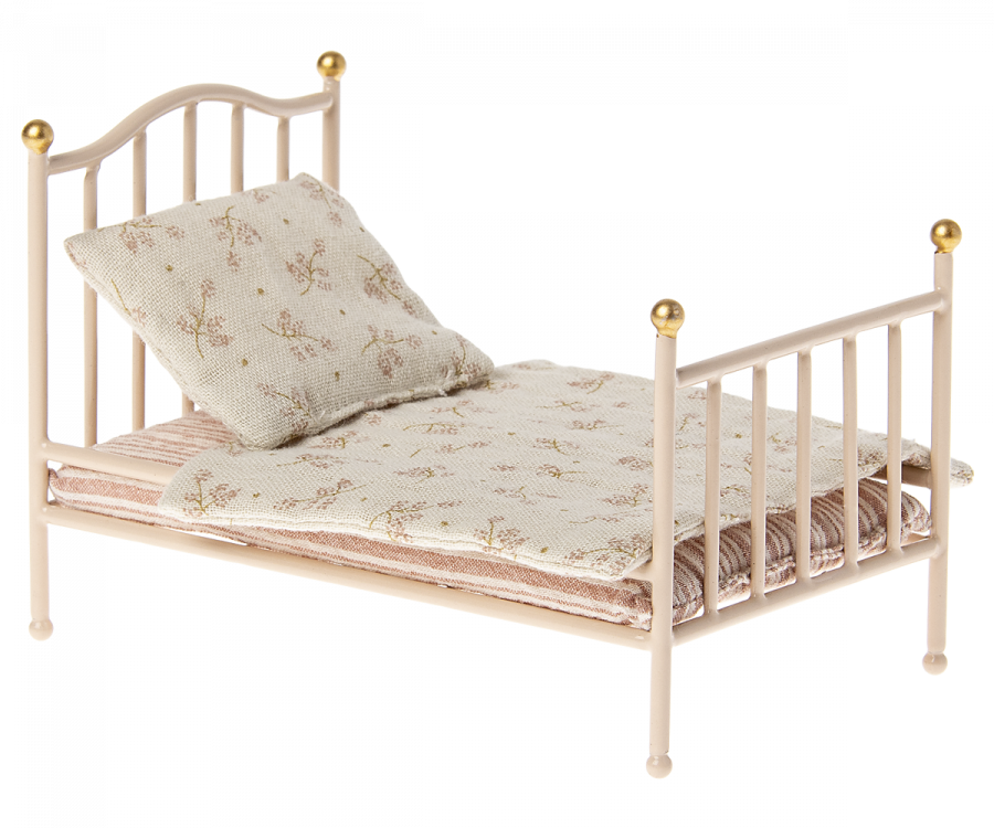 Vintage bed, Mouse - Rose