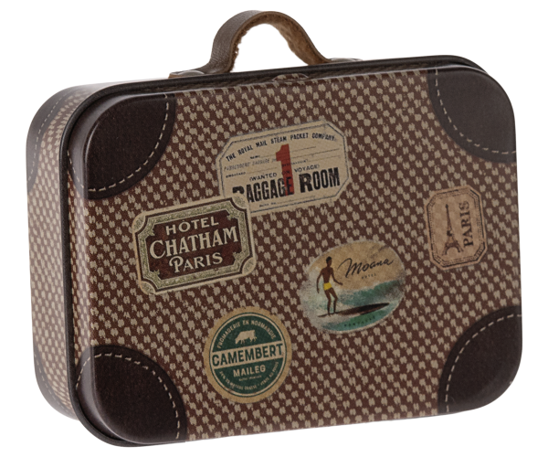 Suitcase, Micro - Brown