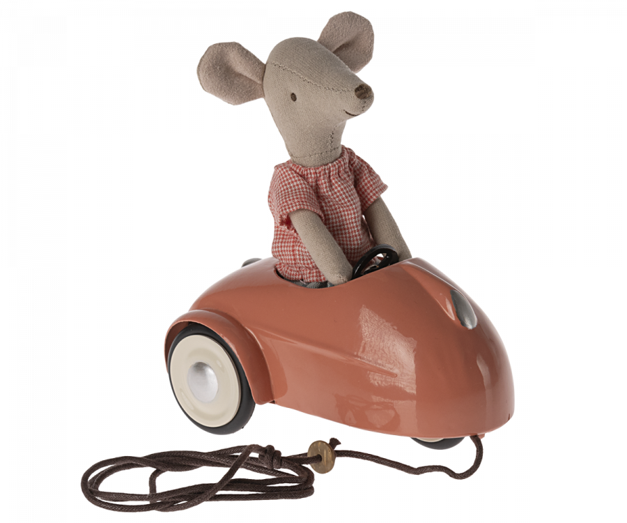 Mouse car - Coral